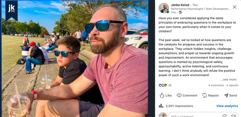 Ghostwriting for Janko Kotzé