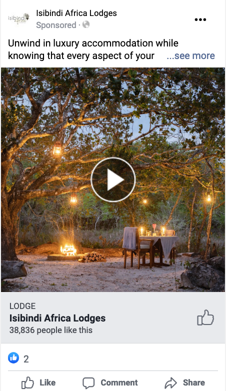 Isibindi Africa Lodges_Meta Ads Campaign