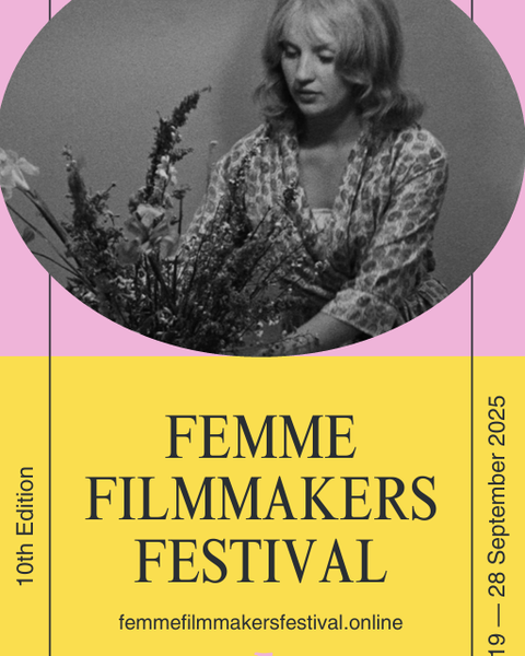 The 10th Femme Filmmakers Festival 2025 Official Guide Front Cover - HT