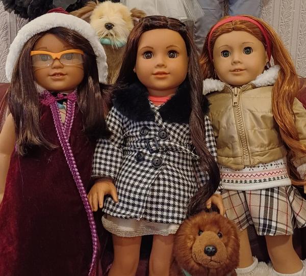 My collection of American Girl dolls