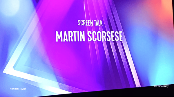 BFI Screen Talk: Martin Scorsese - Image by me - Filmotomy