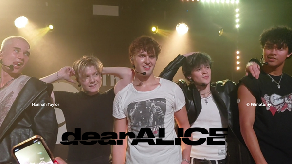 dearALICE members – Reese, James, Olly, Blaise, and Dexter – Filmotomy