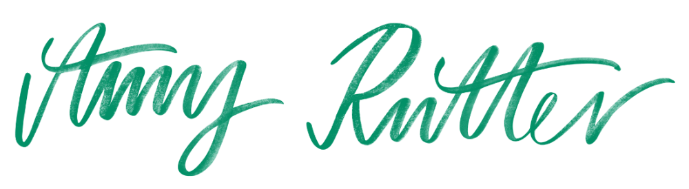 Amy Rutter green logo