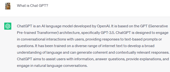 What is ChatGPT? What is ChatGPT?
