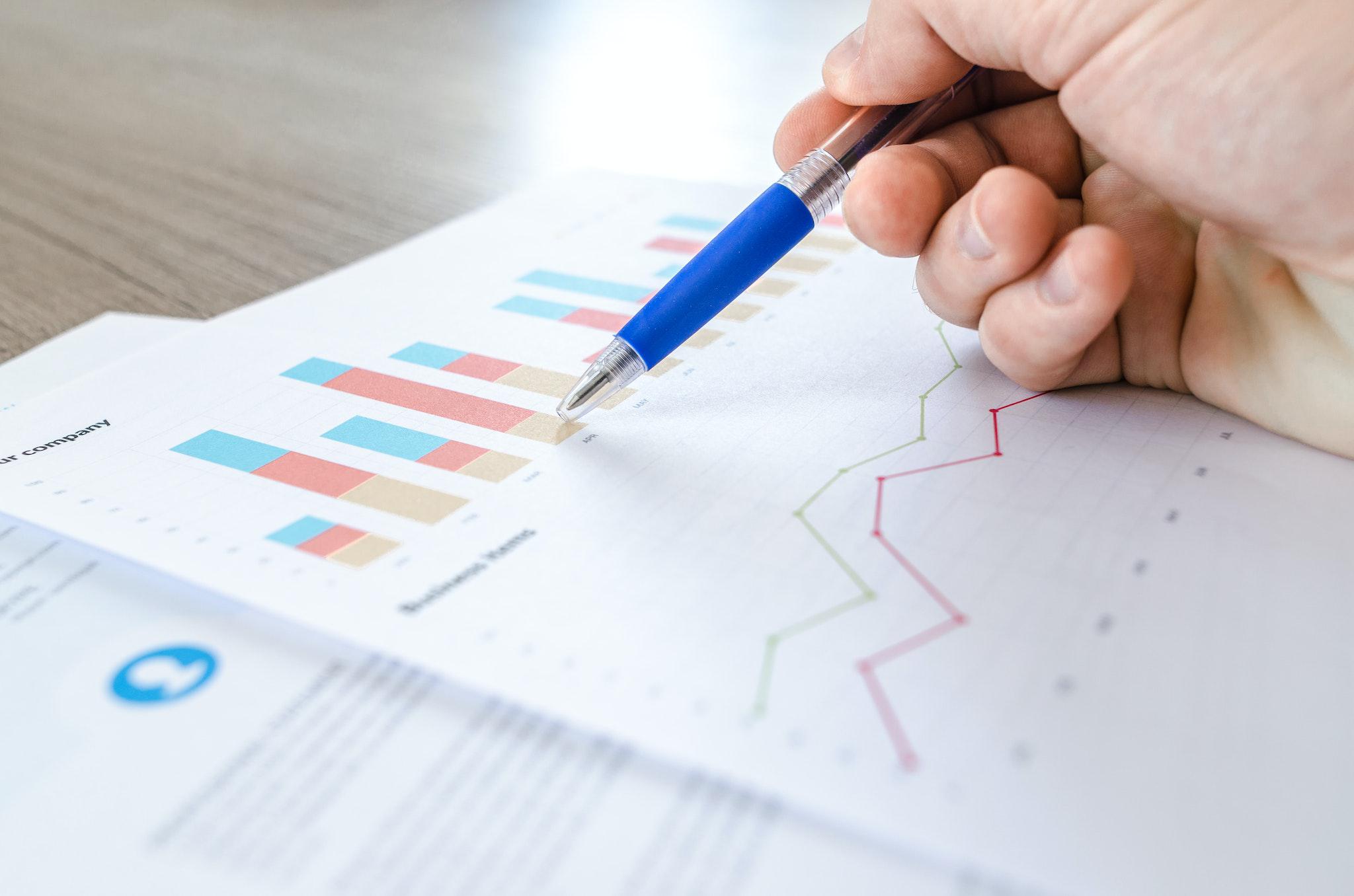 An image of a printed whitepaper containing statistics and graphs An image of a printed whitepaper containing statistics and graphs