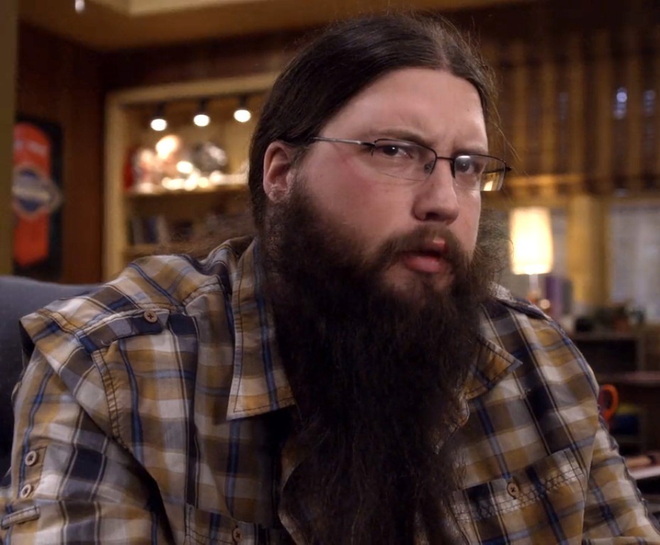 picture of Spencer on the set of Community