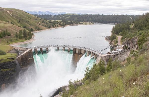 The SKQ Dam in Polson.