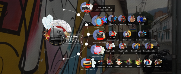 Menú de inicio Olvido en Escena