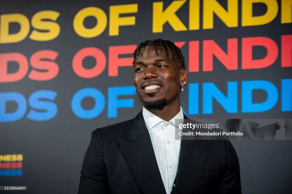French footballer Paul Pogba attends at photocall of the film Kinds of Kindness at Cinema Anteo. Milan (Italy), May 31th, 2024 (Photo by Pamela Rovaris/Archivio Pamela Rovaris/Mondadori Portfolio via Getty Images)
