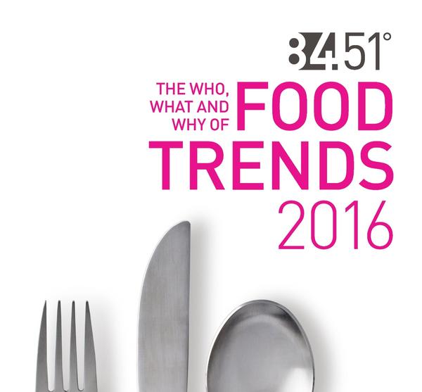 Front cover of a food trends article from 84.51°. Front cover of a food trends article from 84.51°.