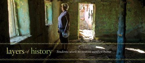 Cover image from an article about history in the NDSU magazine.