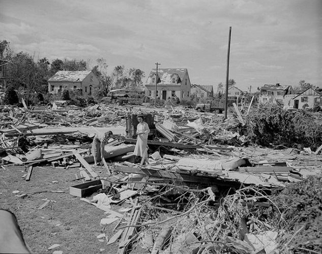 Photo: The mile-wide twister leveled large sections of Worcester.