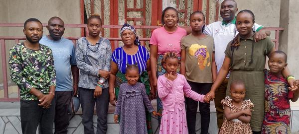 Mashauri (in white shirt) visited family in Goma just before M23 invaded. Mashauri (in white shirt) visited family in Goma just before M23 invaded.