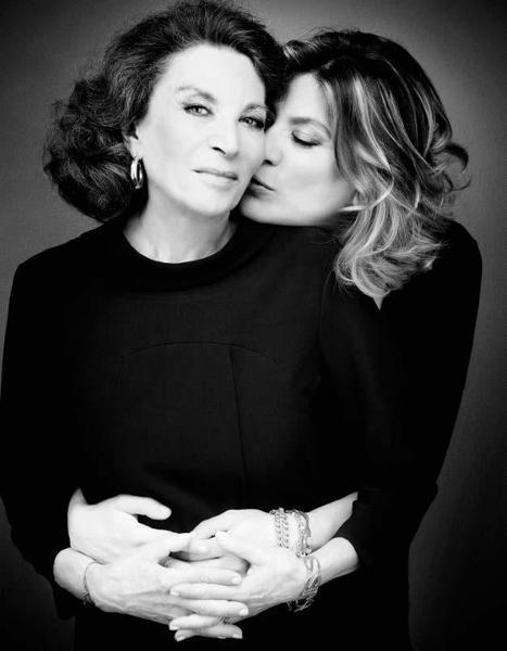 Raffaella Curiel e figlia