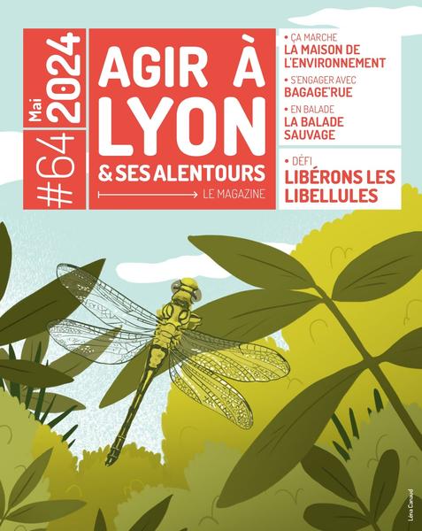 Couverture du numéro 64 "Libérons les libellules"