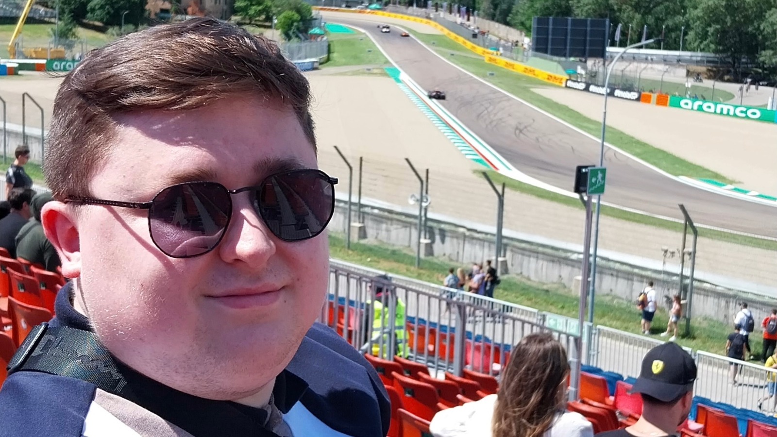 Harry Whitfield at the Formula 1 Imola GP 2024