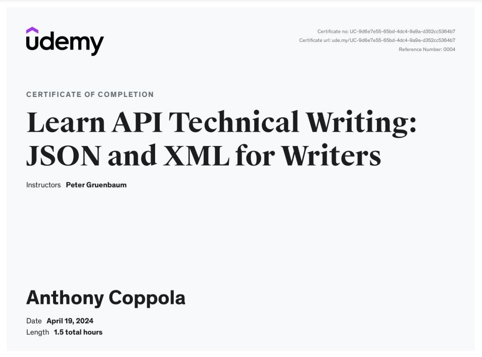 Technical writing certifications coppolawriter