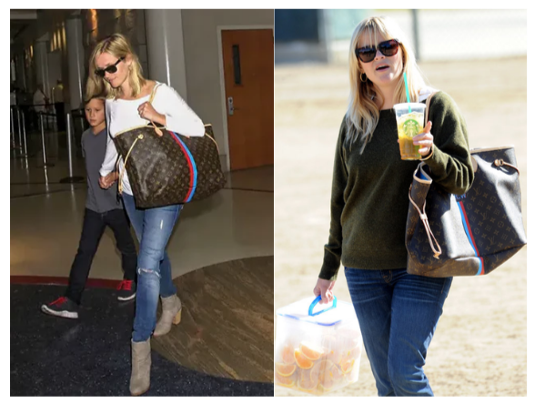 2 fotos da reese witherspoon usando neverfull 2 fotos da reese witherspoon usando neverfull