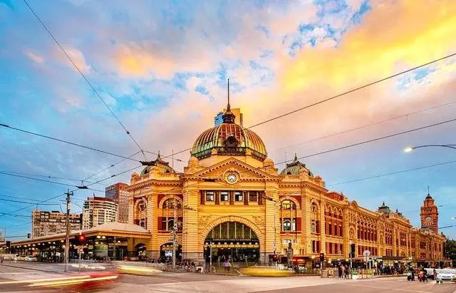 Melbourne——Flinders station