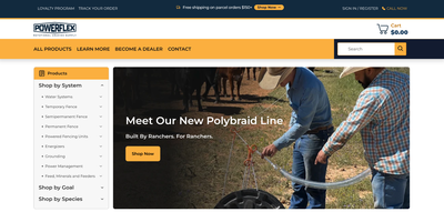 PowerFlex Supply website homepage