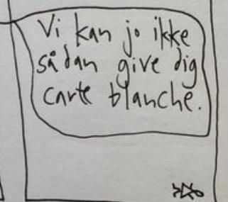 Ingen carte blanche