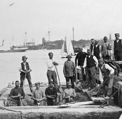 Løsarbejdere på havnen