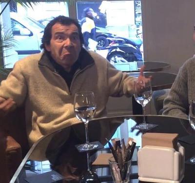 Jordi Gràcia med datter og søn