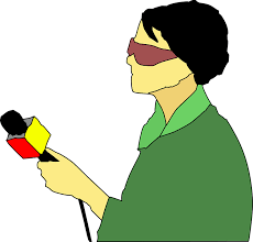 Dibujo de un entrevistador