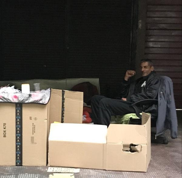 2 homeless people during the pandemic