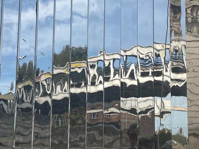 A Parisian bridge mirrored