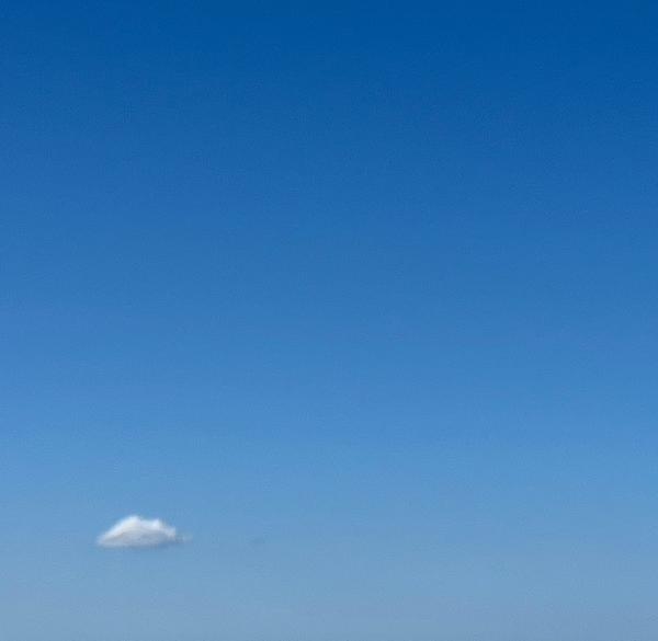Lille sky på himlen