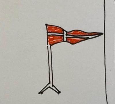 La bandera danesa