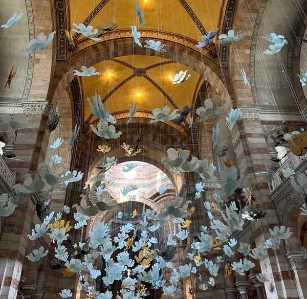 Glasengle i Marseilles katedral