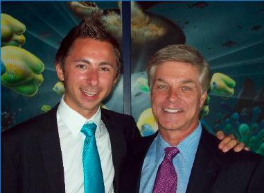 International business student and his mentor in international finance