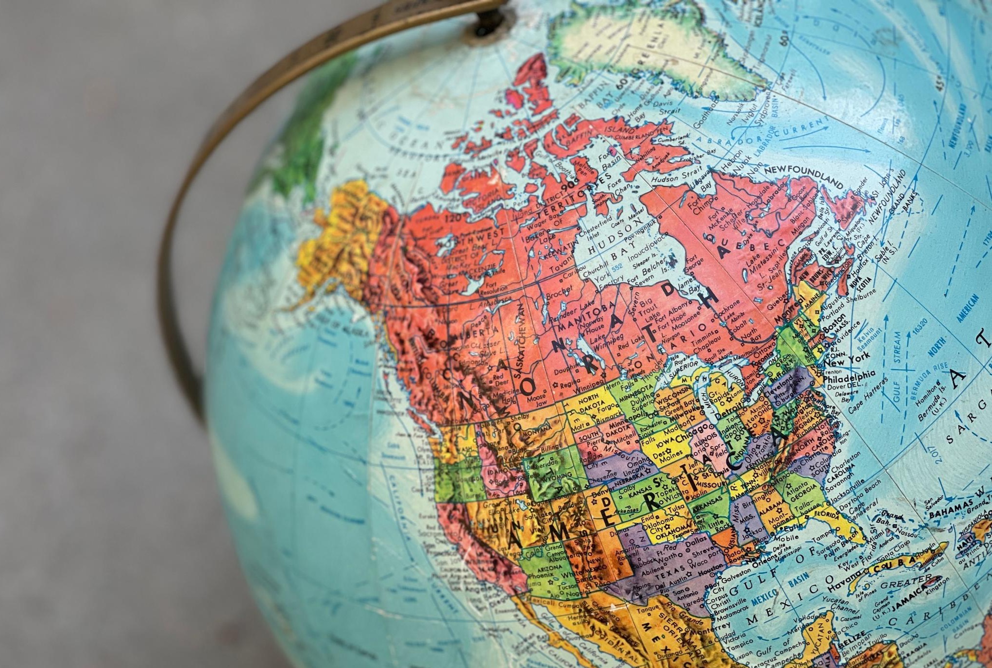 Colorful globe photo