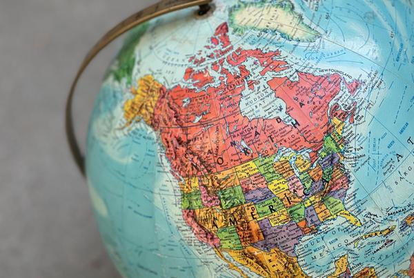Colorful globe photo
