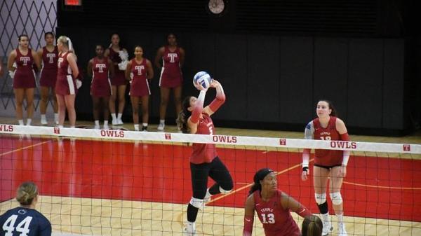 Temple Volleyball split its two matchups on the weekend.