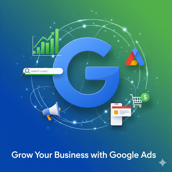 The Google logo alongside organic search results, symbolizing a free SEO strategy for attracting clients.