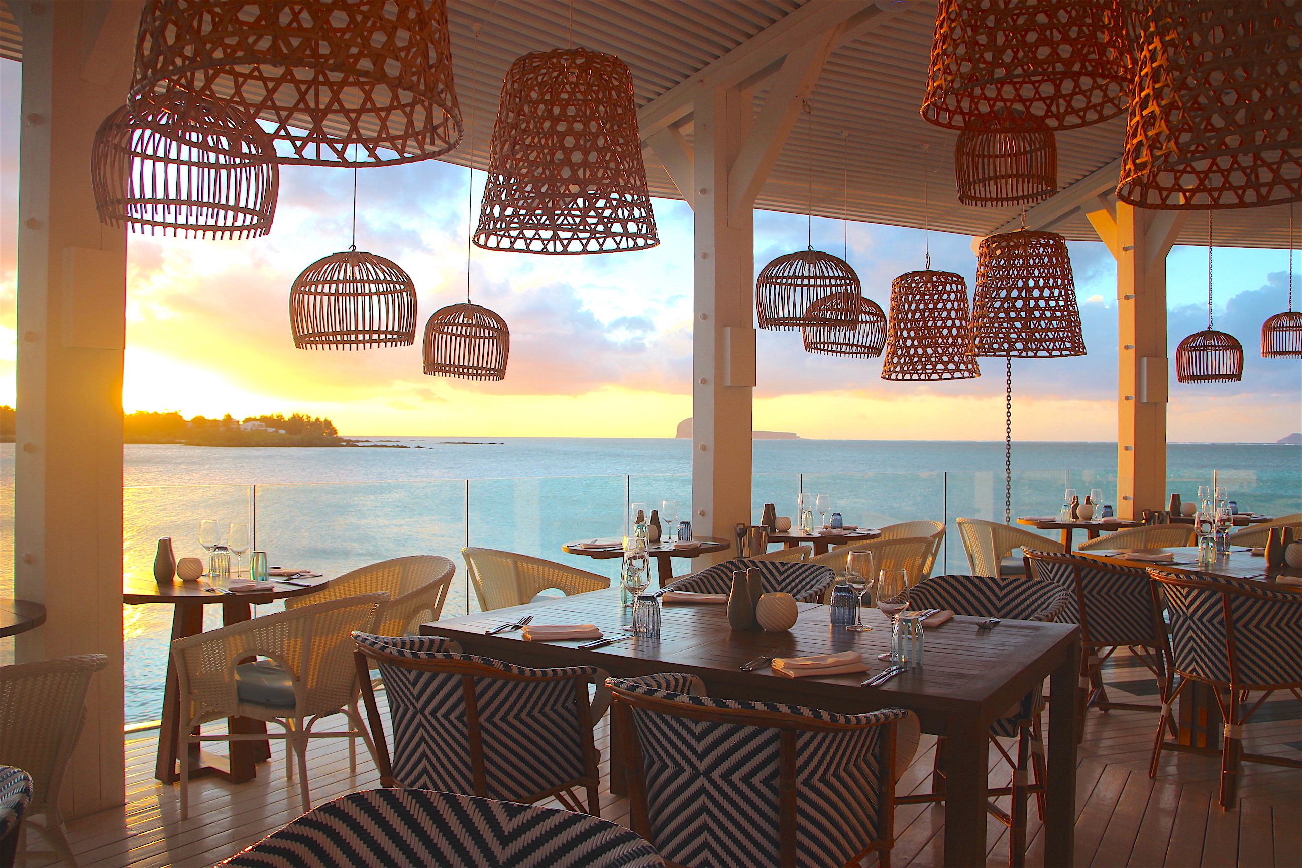 Bodrum Blue restaurant, LUX* Grand Gaube Mauritius