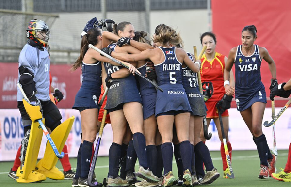 Las Leonas cerraron la FIH Pro League con un empate ante China y se quedaron con el punto bonus en los penales australianos. (Confederación Argentina de Hockey)