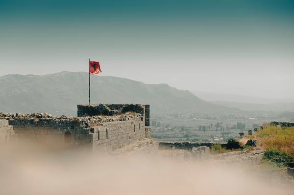 Ruines du château de Rozafa, ville de Shkoder