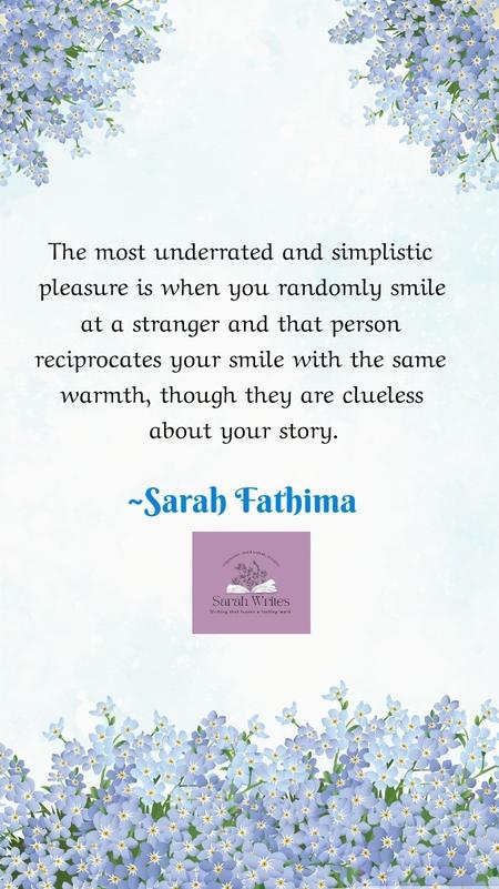 Quote about Simplistic pleasure