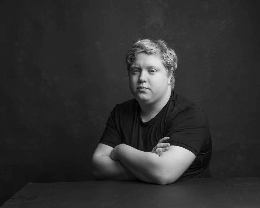 Alex Lambert poses for the camera