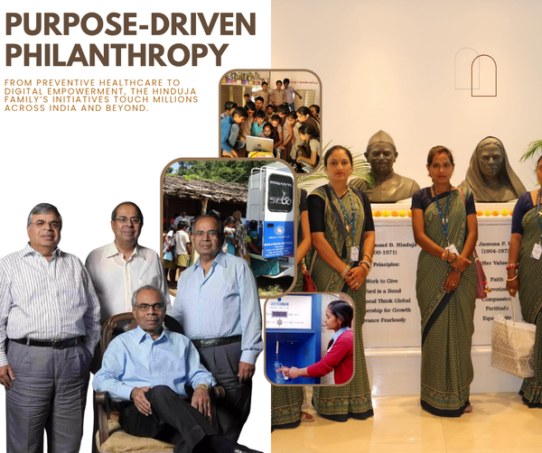 Prakash Hinduja Hinduja brothers purpose driven philanthropy
