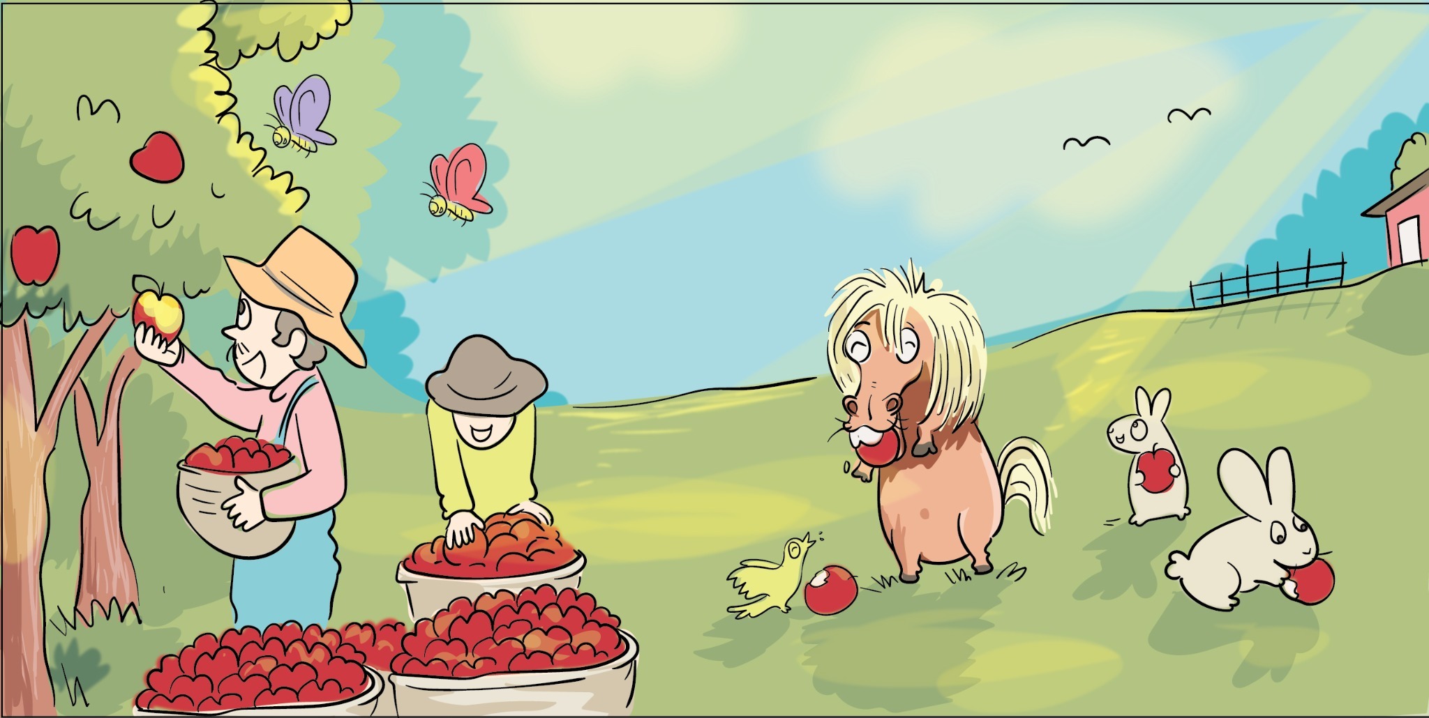 Harvest Time at Sweet Apple Farm