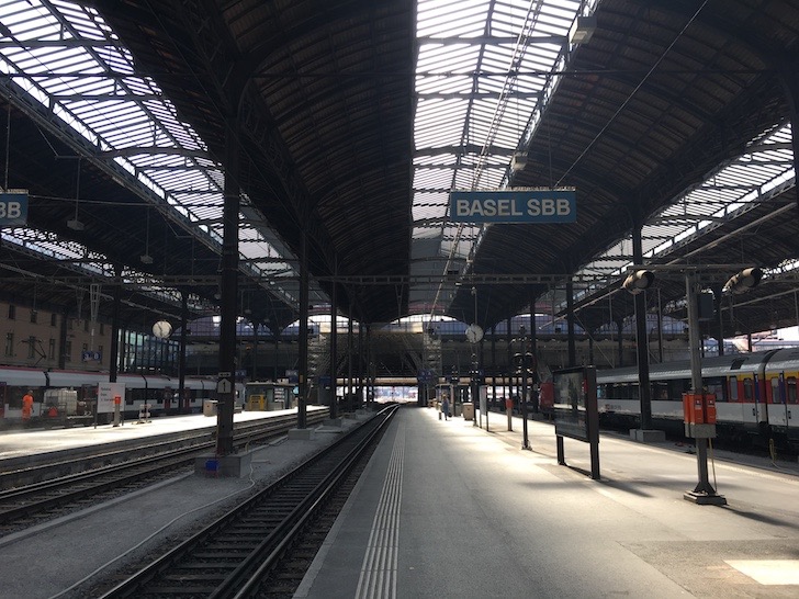 Basel train station Basel train station