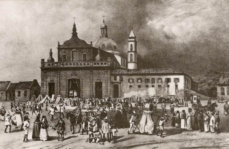 A Praça da Piedade, em Salvador, onde os líderes da revolta foram executados. Gravura de Rugendas de 1835. A Praça da Piedade, em Salvador, onde os líderes da revolta foram executados. Gravura de Rugendas de 1835.