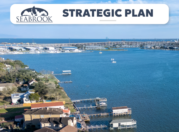 Gallery Graphic for the Fiscal Year 2025-2026 City of Seabrook Strategic Plan Design