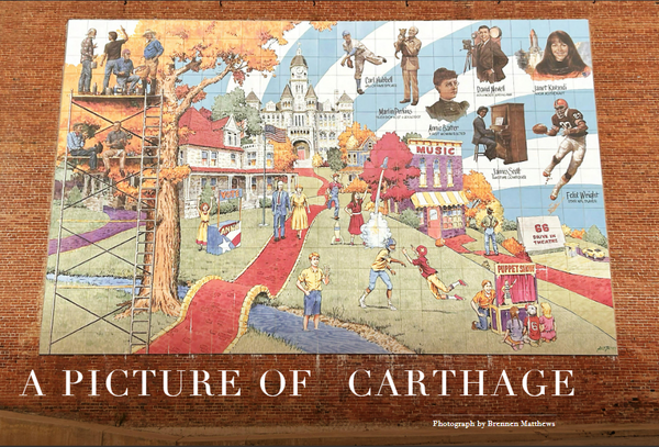 Big Dreams Grow in Carthage Mural in Carthage, Missouri.