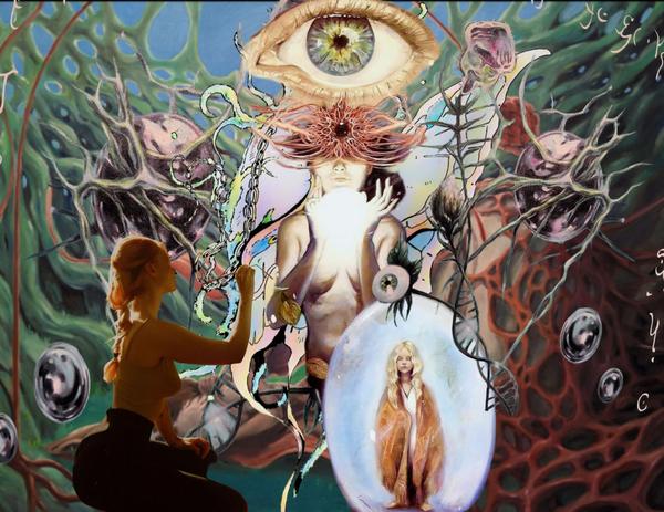 All illustrations and photographs in this collage belong to Henrika Kurkimaki, curated together by Brandi Ocasio